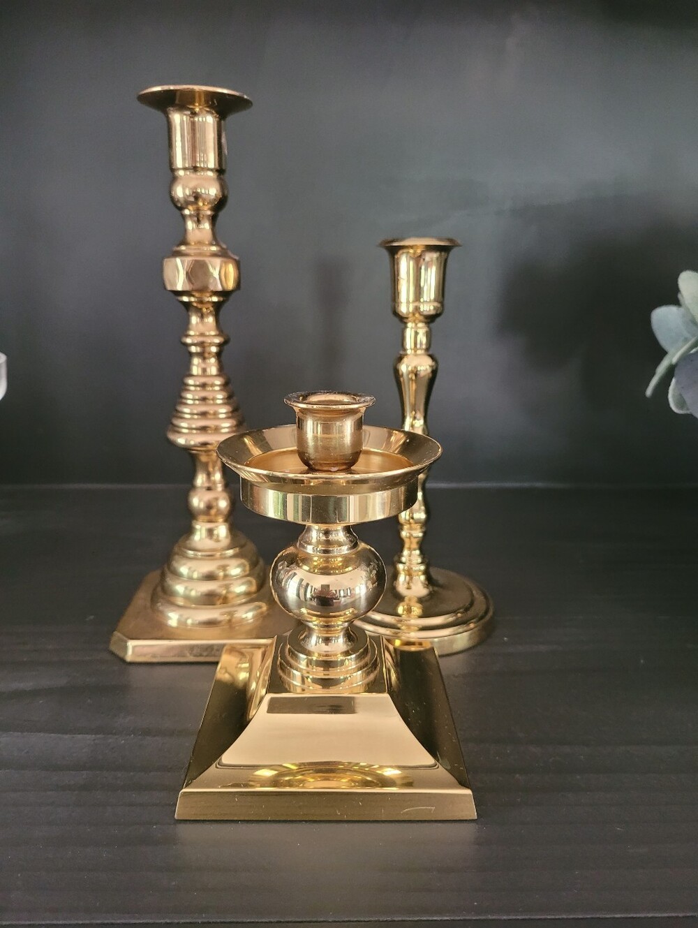 Waterford Crystal Gold-Tone Polished Candle Holder - Picture 5 of 5